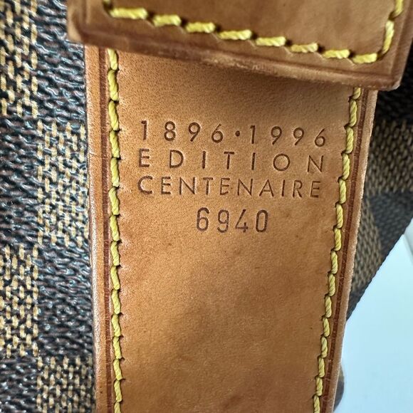 Louis Vuitton 1896-1996 Edition Damier Ebene Shoulder Bag - Picture 4 of 12